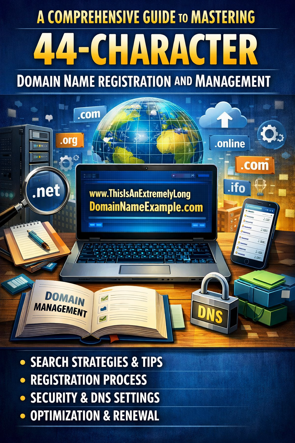 A Comprehensive Guide to Mastering 44-Character Domain Name Registration and Management