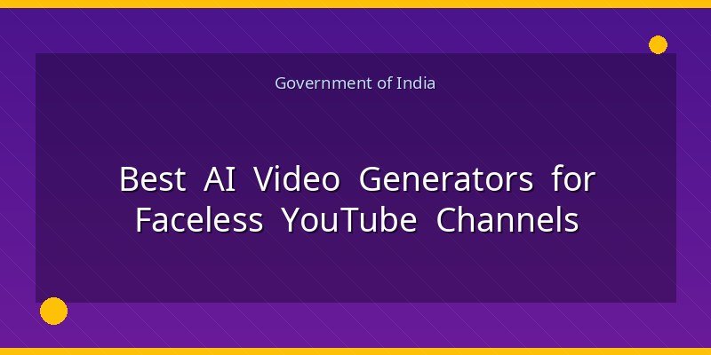 Best AI Video Generators for Faceless YouTube Channels