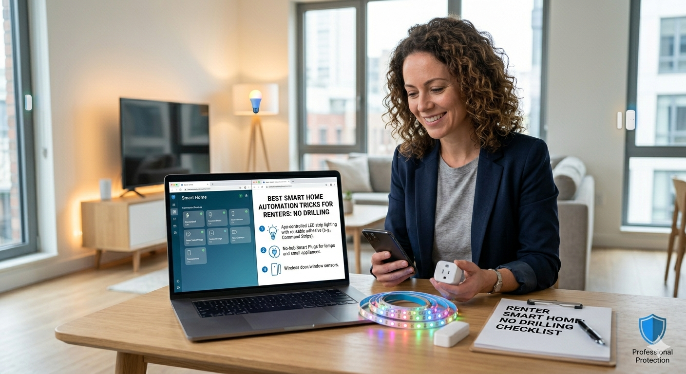 Best smart home automation tricks for renters No drilling