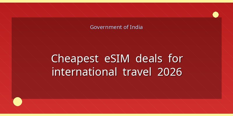 Cheapest eSIM deals for international travel 2026