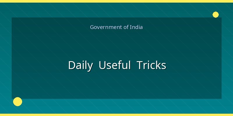 Daily Useful Tricks