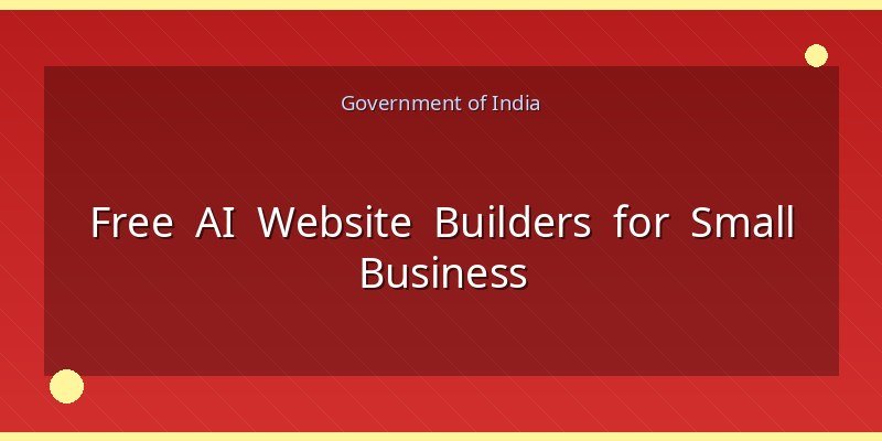 Free AI Website Builders for Small Business