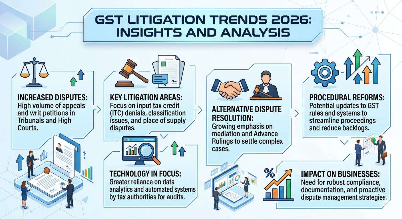 GST Litigation Trends 2026: Insights and Analysis