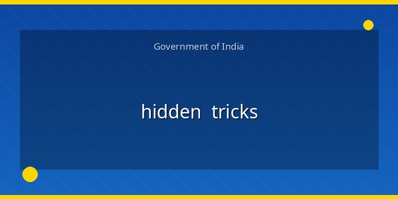 hidden tricks