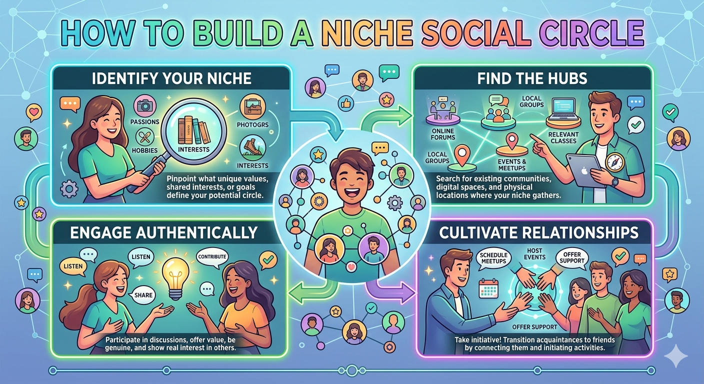 How to build a Niche social circle