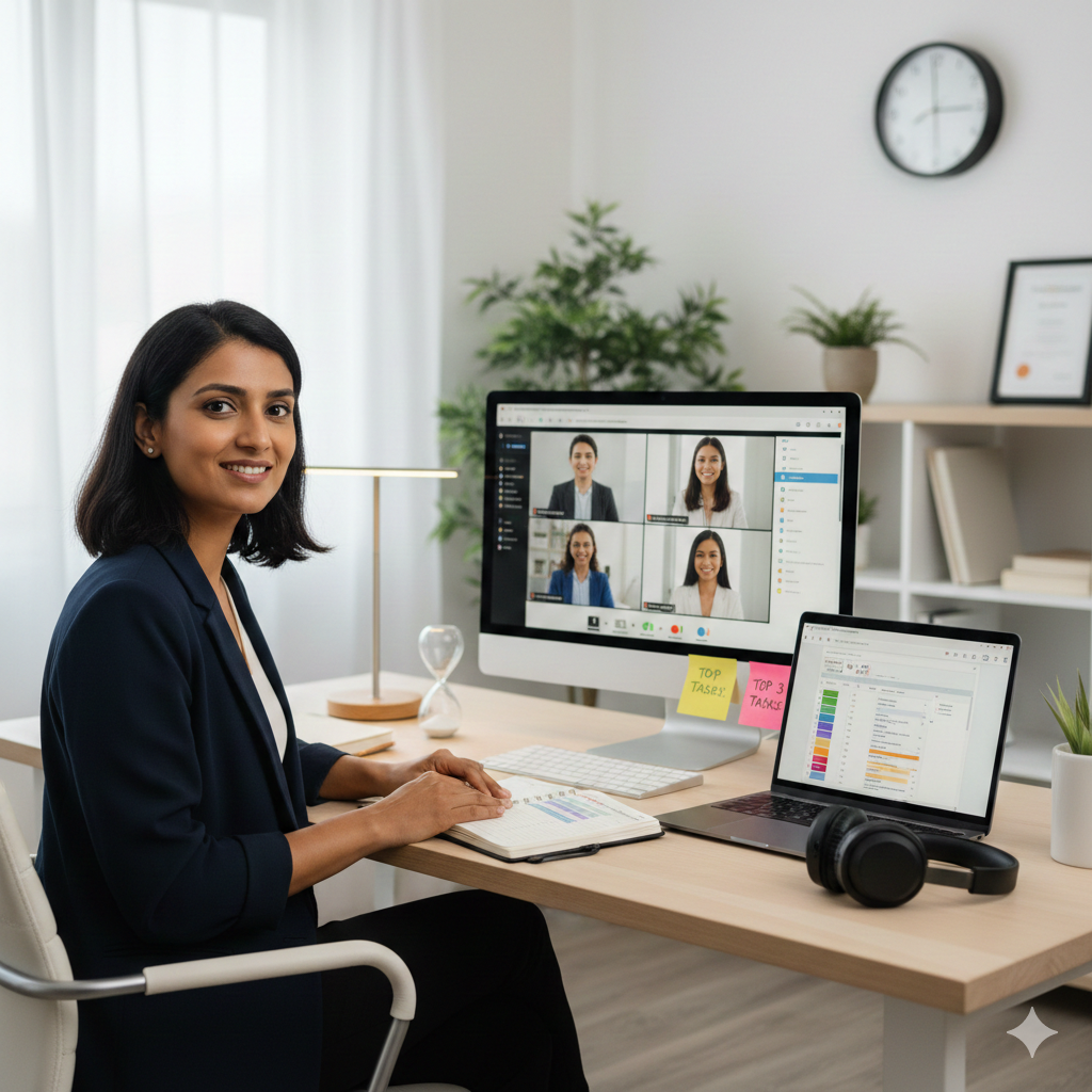 How to show time management skills in a remote interview