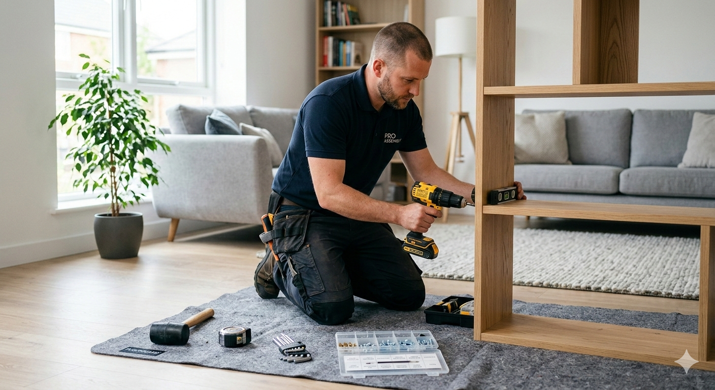 Professional furniture assembly help