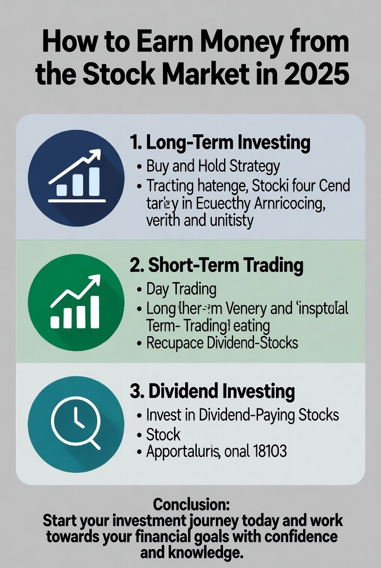 शेयर मार्केट से पैसे कैसे कमाएं? (2025 में आसान तरीका)