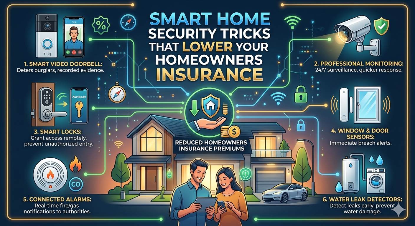 Smart Home Security Tricks for Lower Homeowners Insurance
