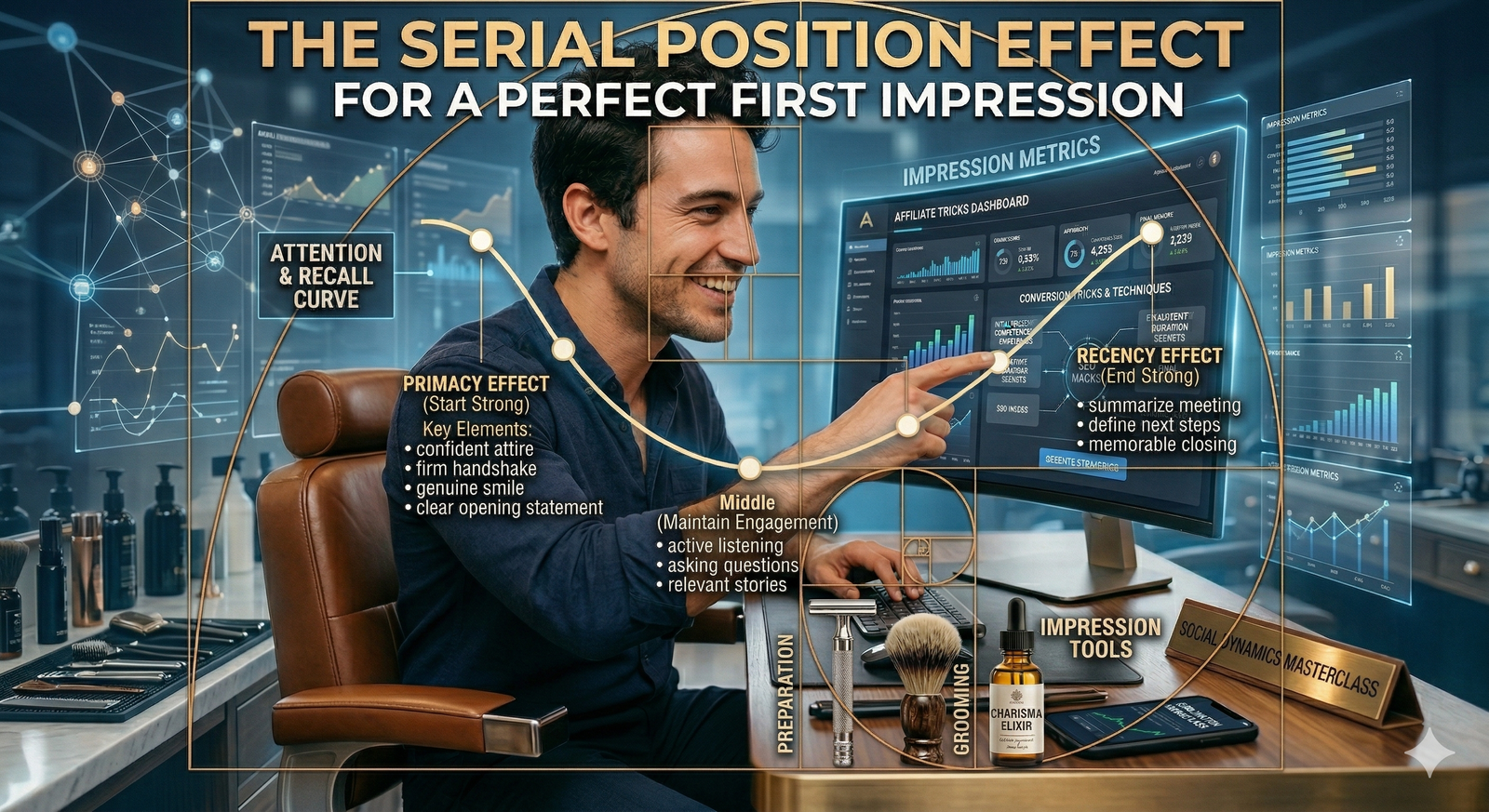 The Serial Position Effect for a perfect first impression