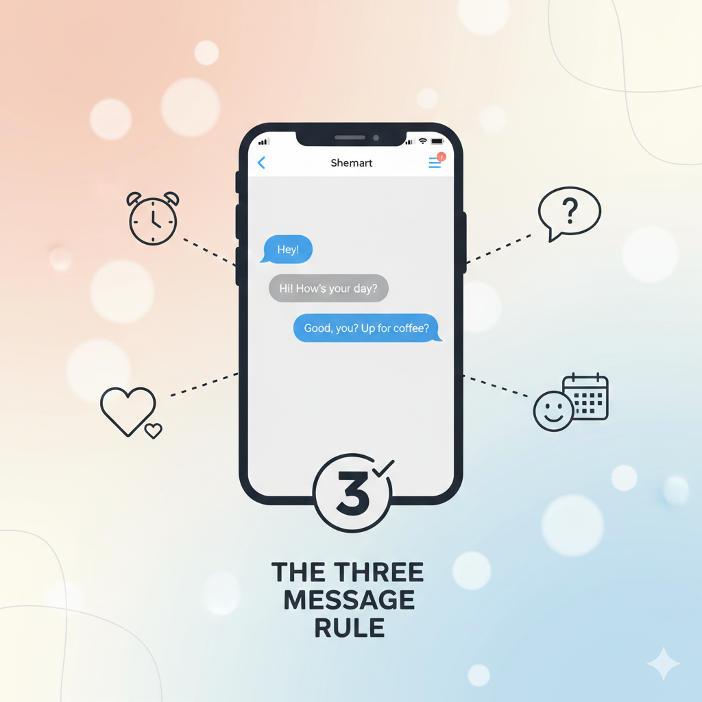 The Three Message Rule for Early Dating