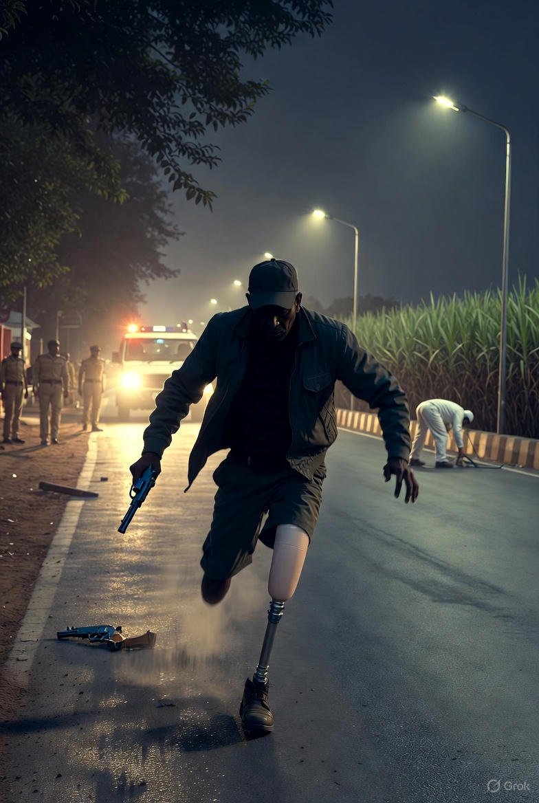 Bizarre Crime in Satna: Shooter Drops Prosthetic Leg in Hasty Escape After Gunning Down MPSEB Employee