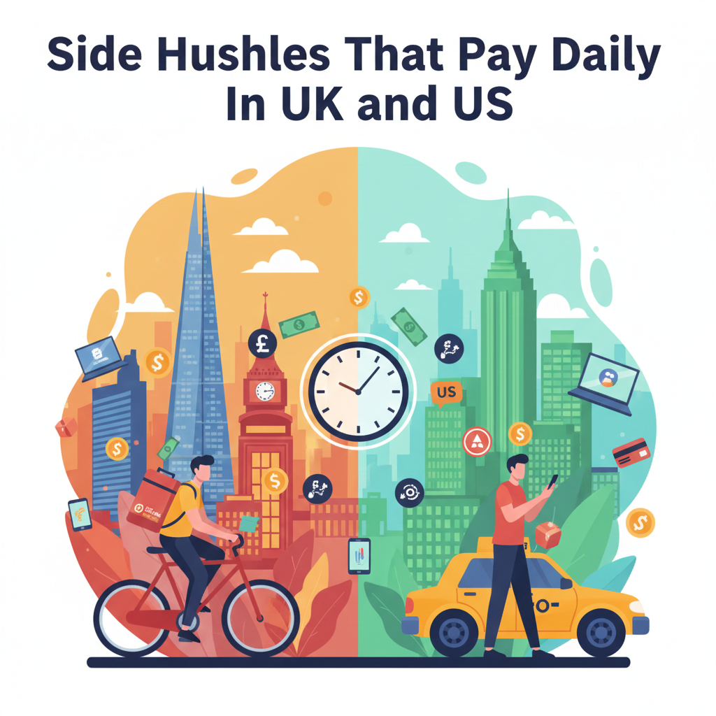 Side Hustles that Pay Daily in the UK and US