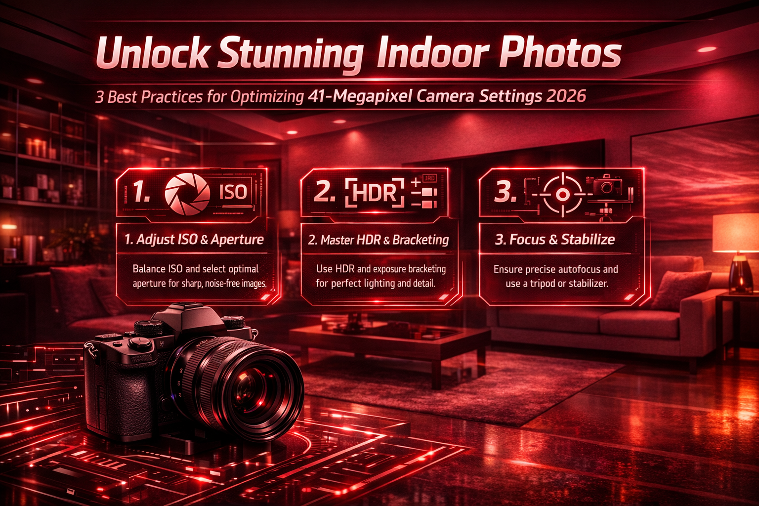 Unlock Stunning Indoor Photos: 3 Best Practices for Optimizing 41-Megapixel Camera Settings 2026