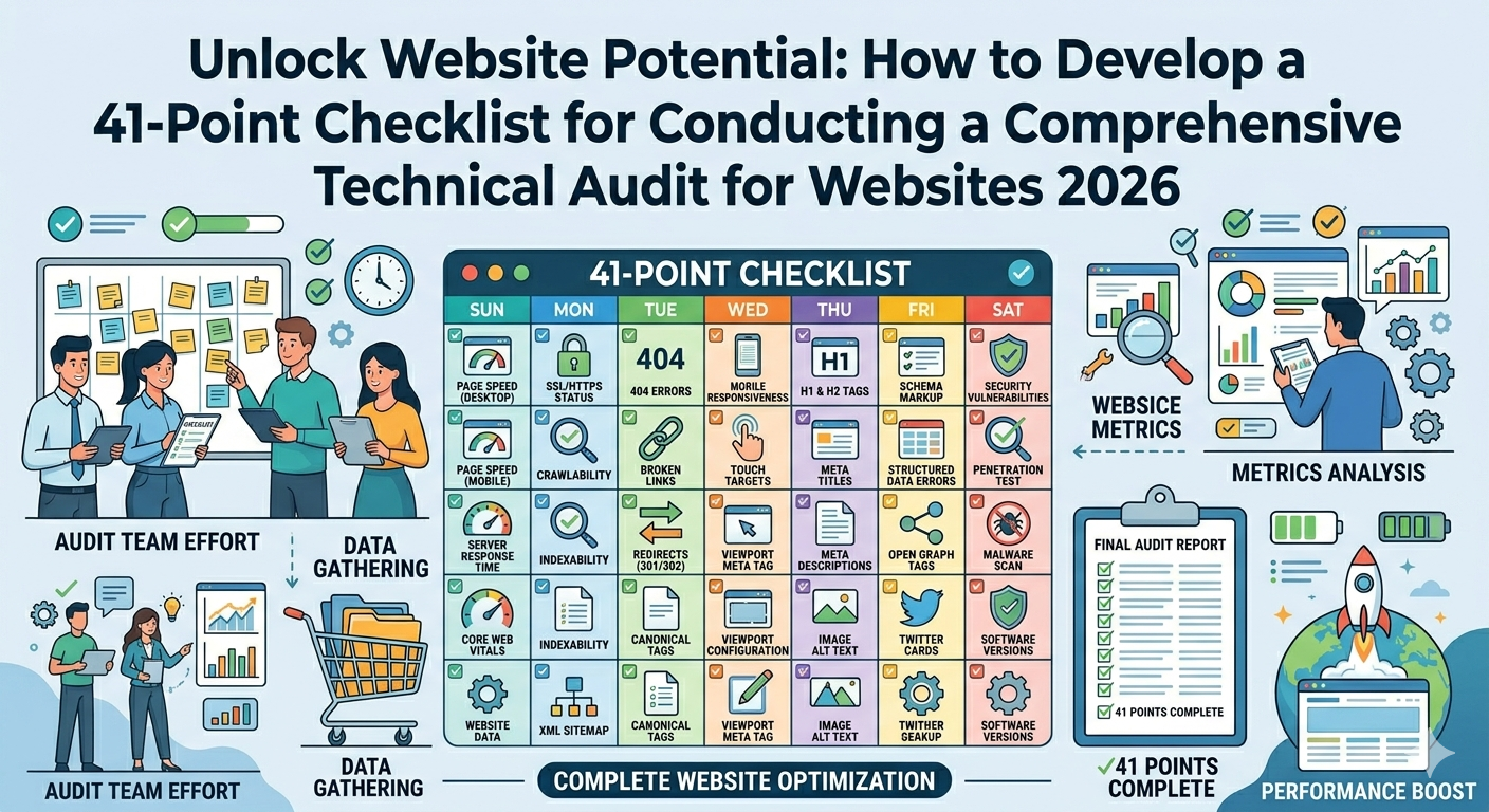 Unlock Website Potential: How to Develop a 41-Point Checklist for Conducting a Comprehensive Technical Audit for Websites 2026
