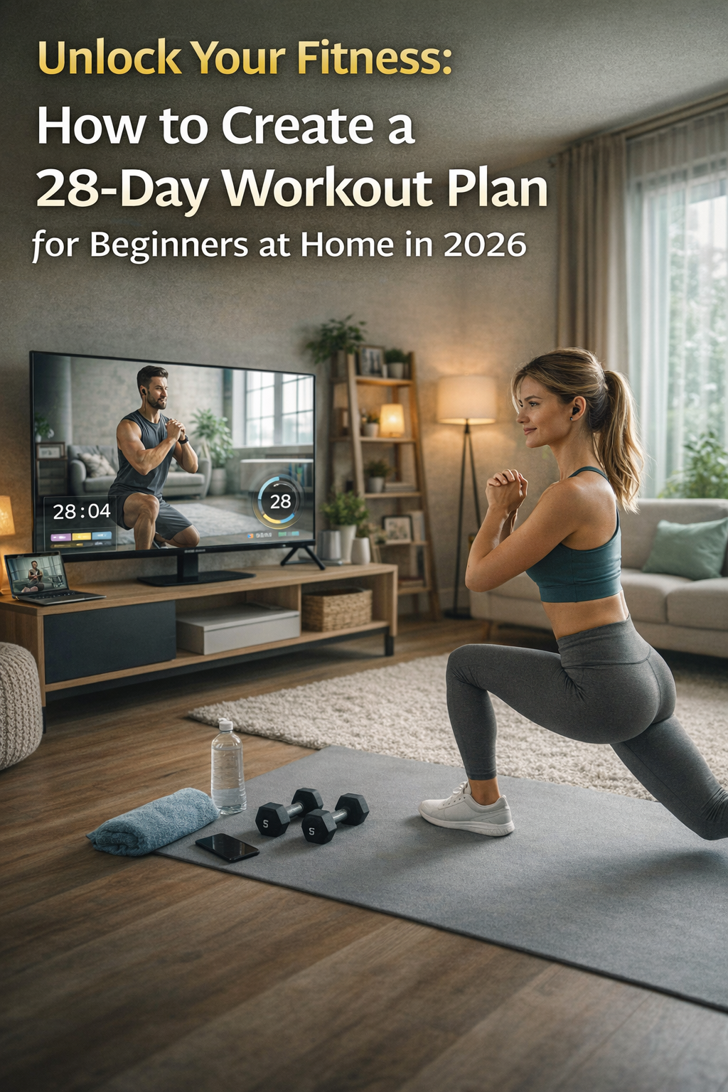 Unlock Your Fitness: How to Create a 28-Day Workout Plan for Beginners at Home in 2026