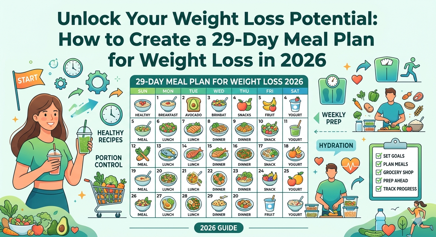 Unlock Your Weight Loss Potential: How to Create a 29-Day Meal Plan for Weight Loss in 2026