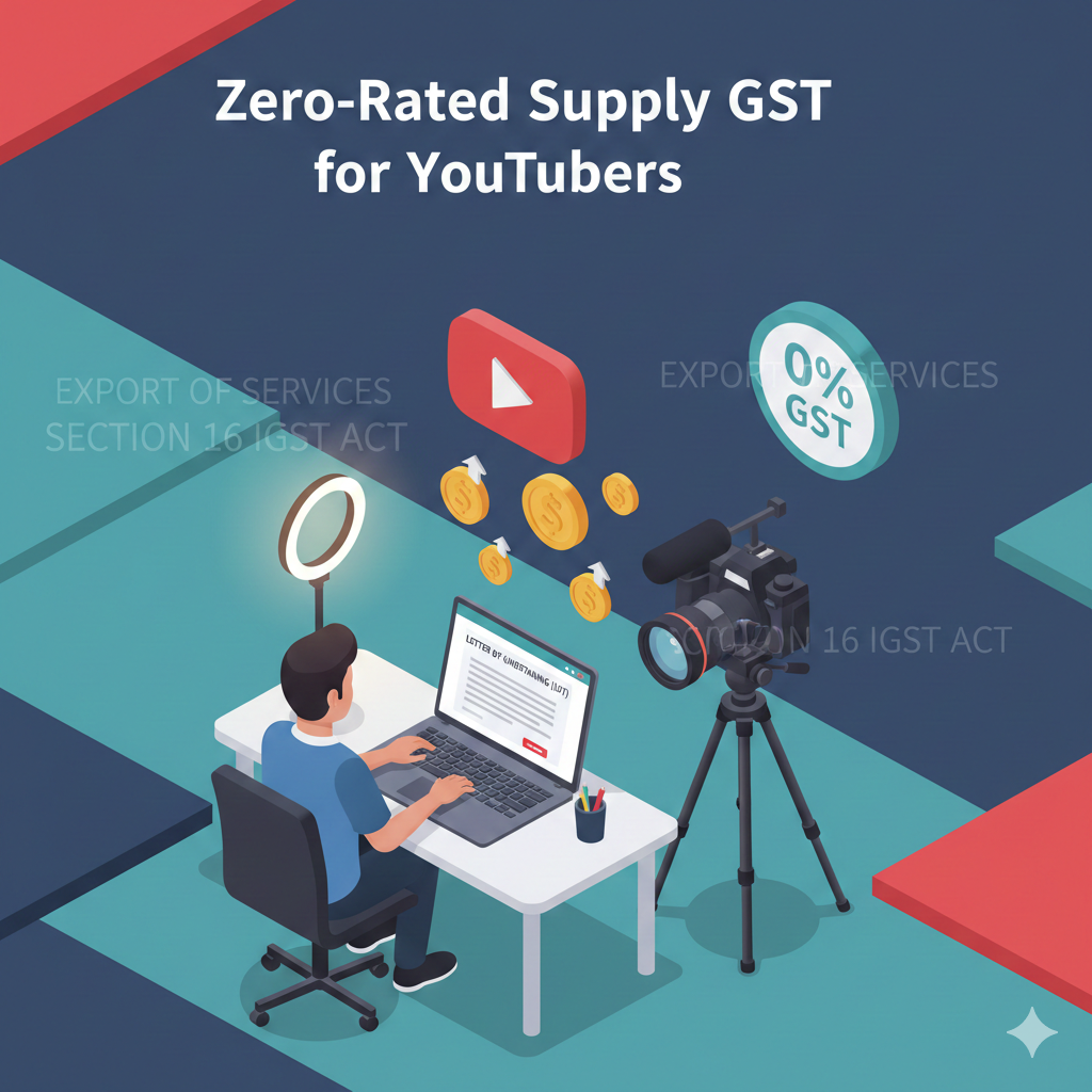 Zero Rated Supply GST for YouTubers